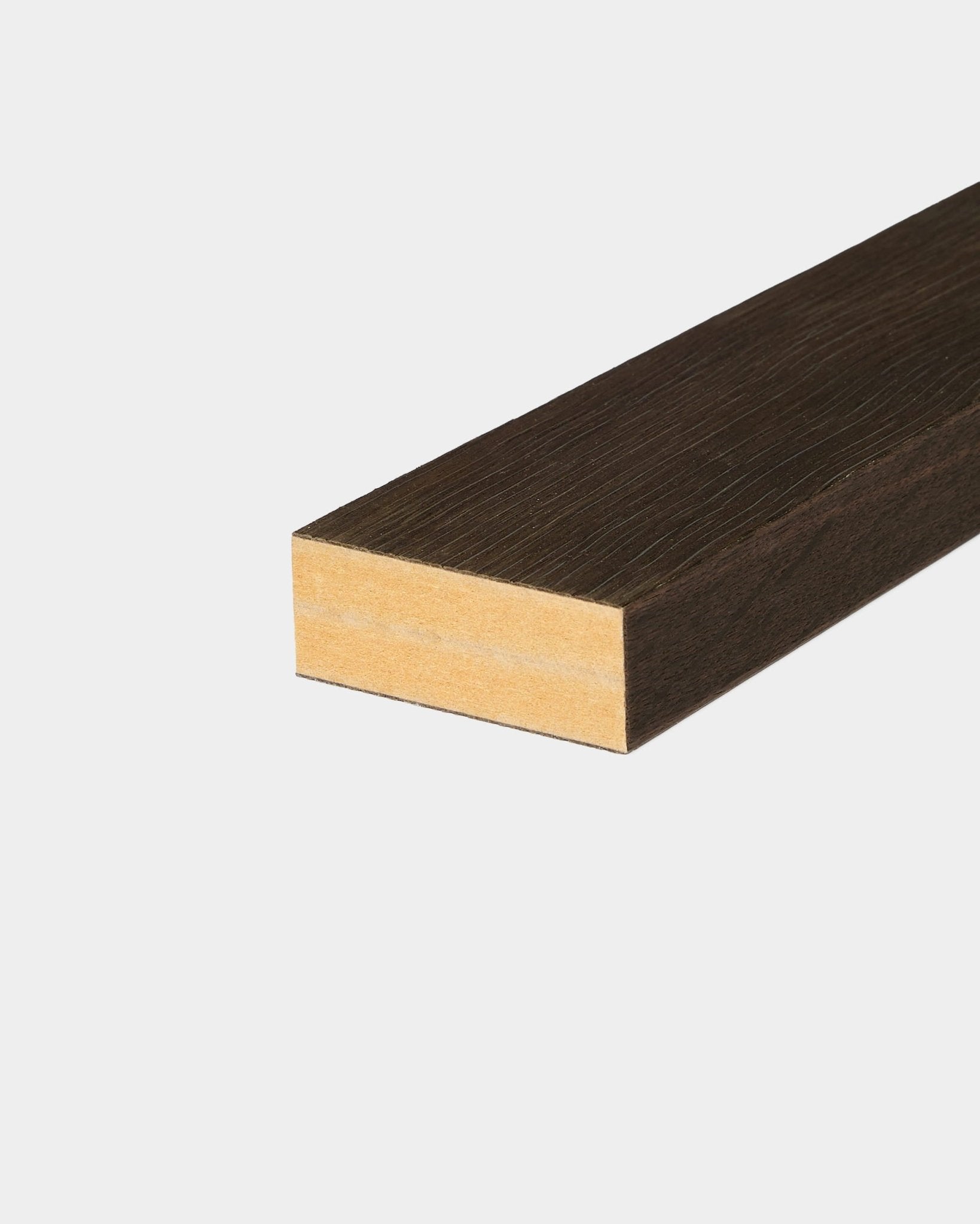 Installation Products | End lamella / Natural Wood, Rustic Smoked Oak, 240 x 6,7 cm