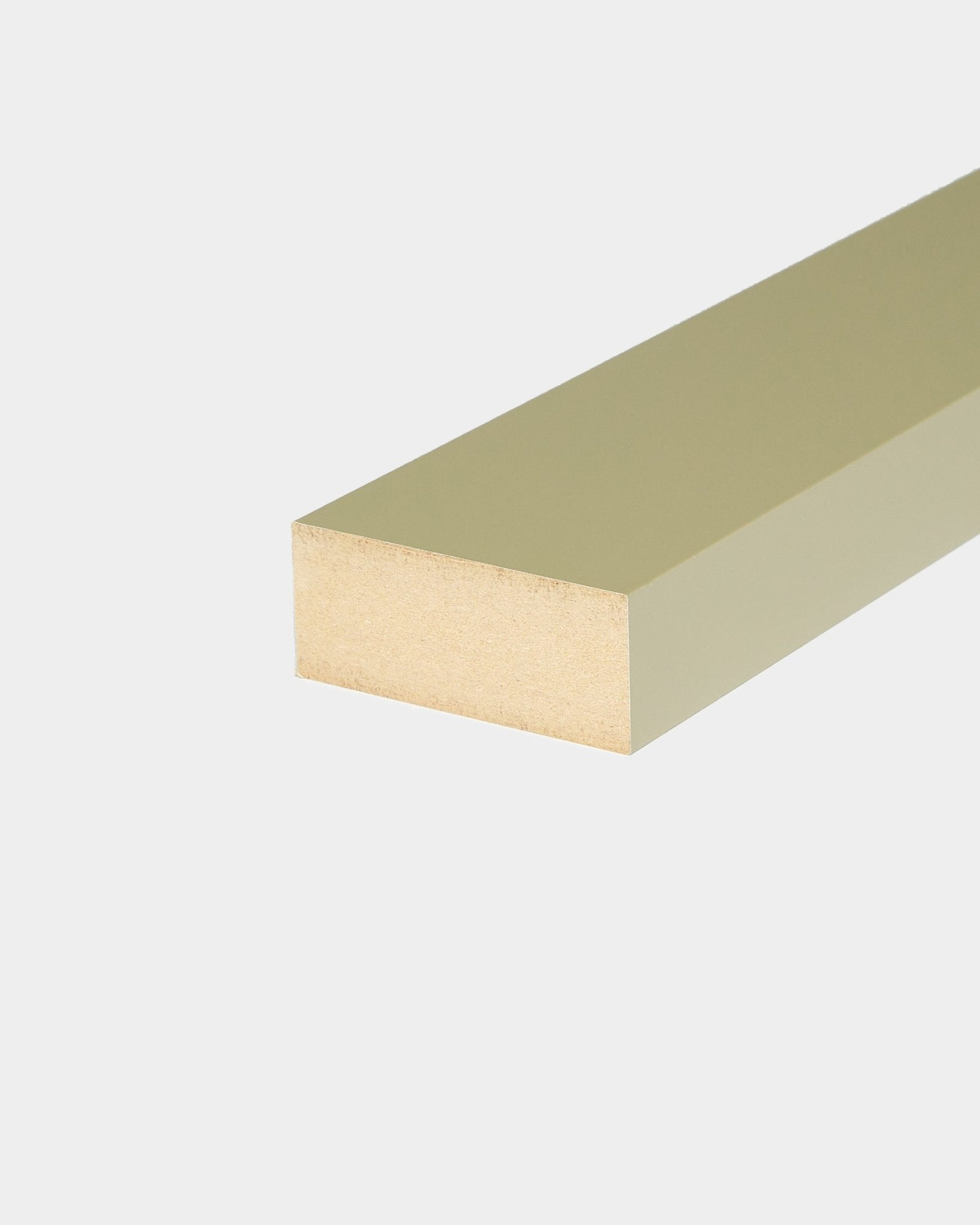 WoodUpp eindlamel Moss 6,7 cm, ontworpen voor een MDF-frame of paneelwand en Akupanel Akoestisch paneel-installaties in een Scandinavisch interieur.