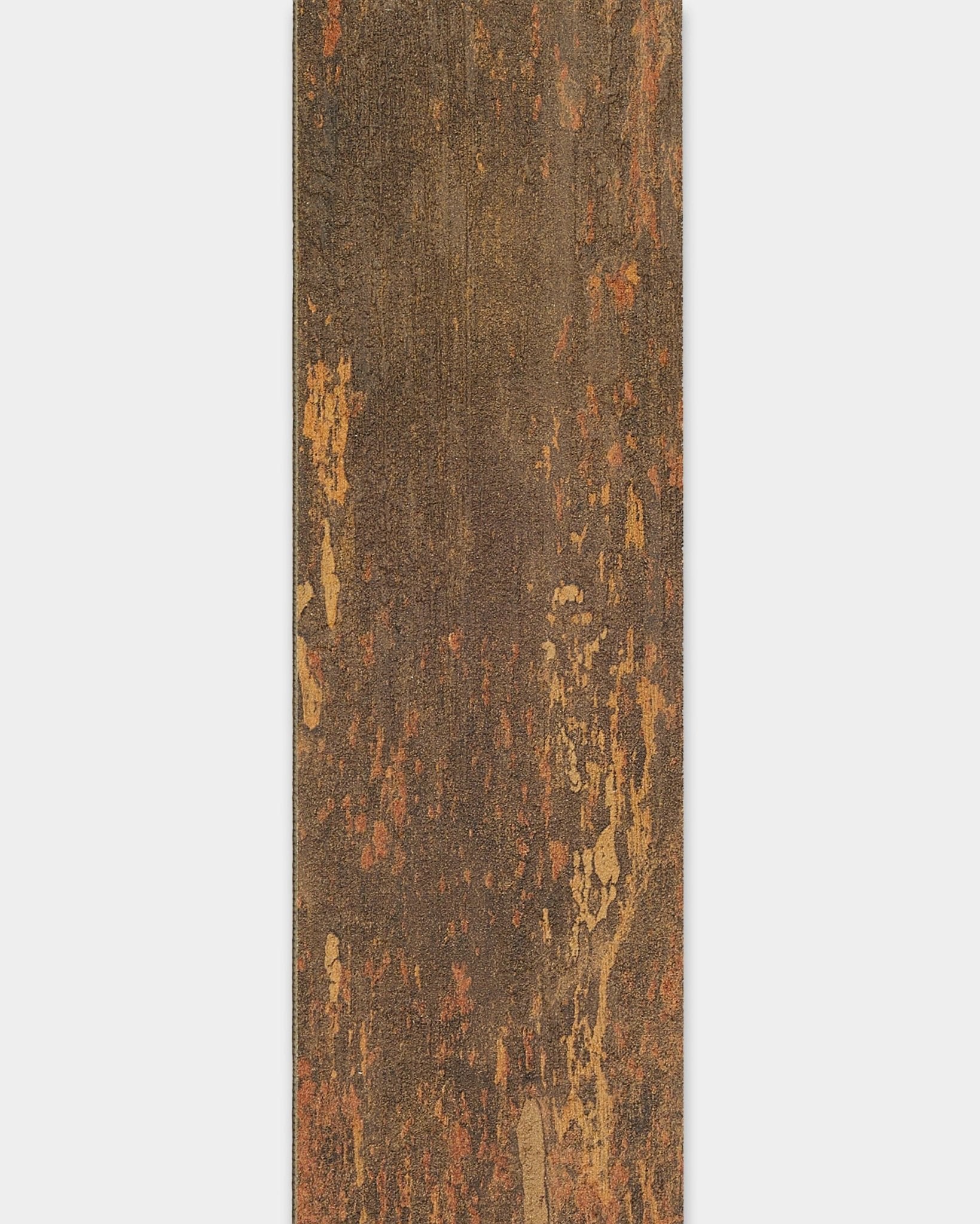WoodUpp Lamella Oxide Copper, 240 cm: roest-brown gestructureerd Akoestisch paneel accessoire voor randafwerking of om te combineren met Akupanel lattenwandpanelen.